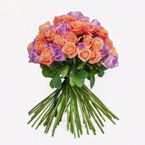 Purple and Pink Roses - Tiffany's Bouquet