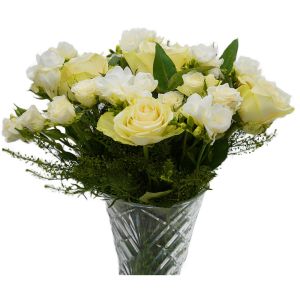 Classic White Roses Bouquet