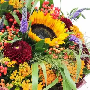 Sunflower Bouquet with Carnations