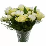 Classic White Roses Bouquet