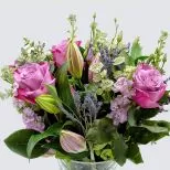 Witley White And Purple Bouquet