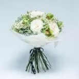 White Avalanche Rose Bouquet