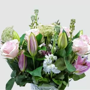 Abinger Lilac And Lily Bouquet
