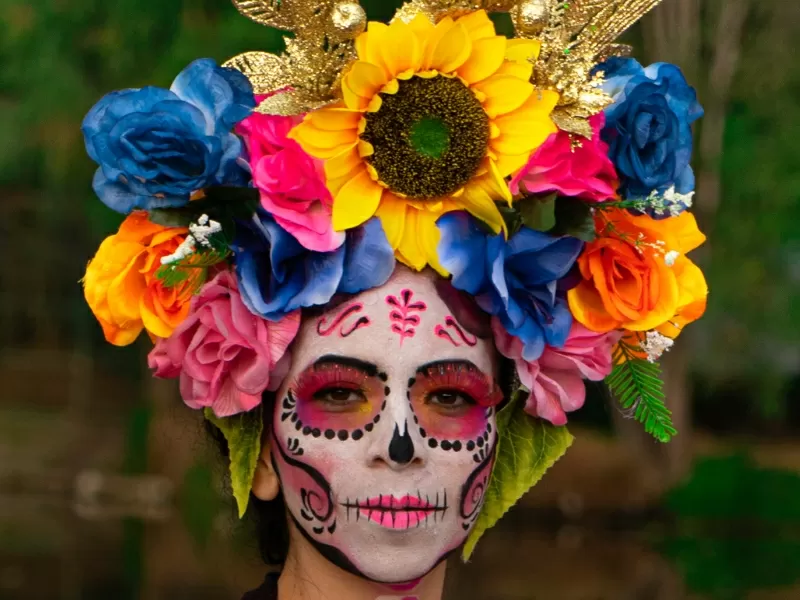 Halloween bouquet flowers