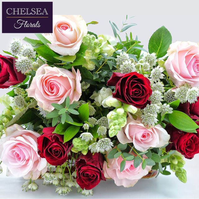 Elstead Red and Pink Bouquet